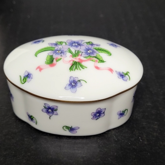 Lenox 1992 Collectors Society Members Gift Trinket Box With Lid - Picture 2 of 9